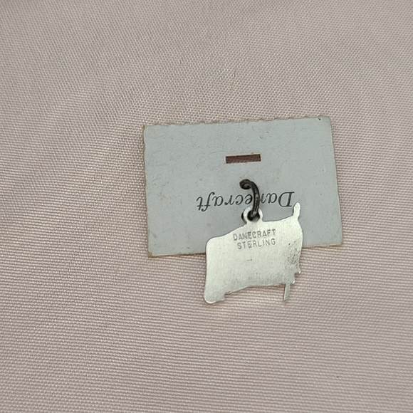 Danecraft Sterling Silver Enamel American Flag Charm Patriotic USA Independence - Picture 2 of 3